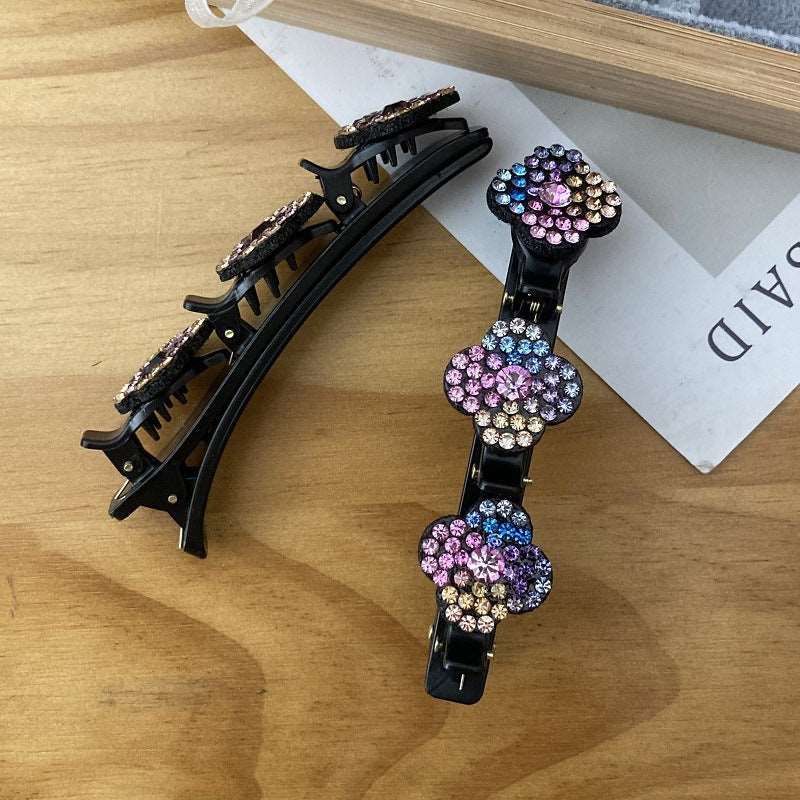 2+2 Free |Crystal-Decorated Hair Clips