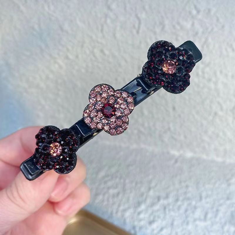 2+2 Free |Crystal-Decorated Hair Clips